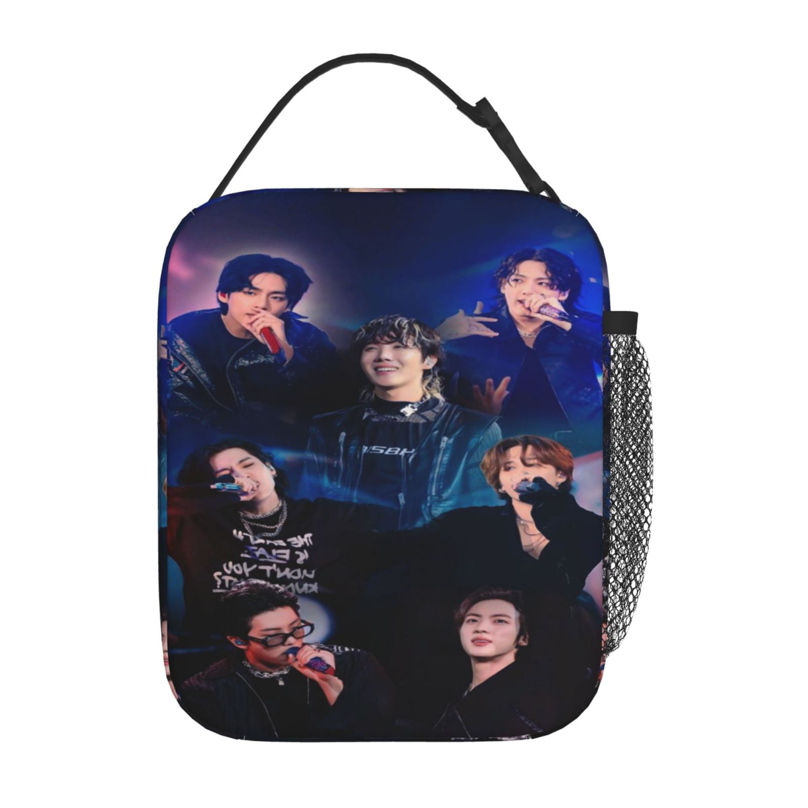 K-pop BTS Lunch Bag Love Yourself Lunch Box Multi Function Reusable ...