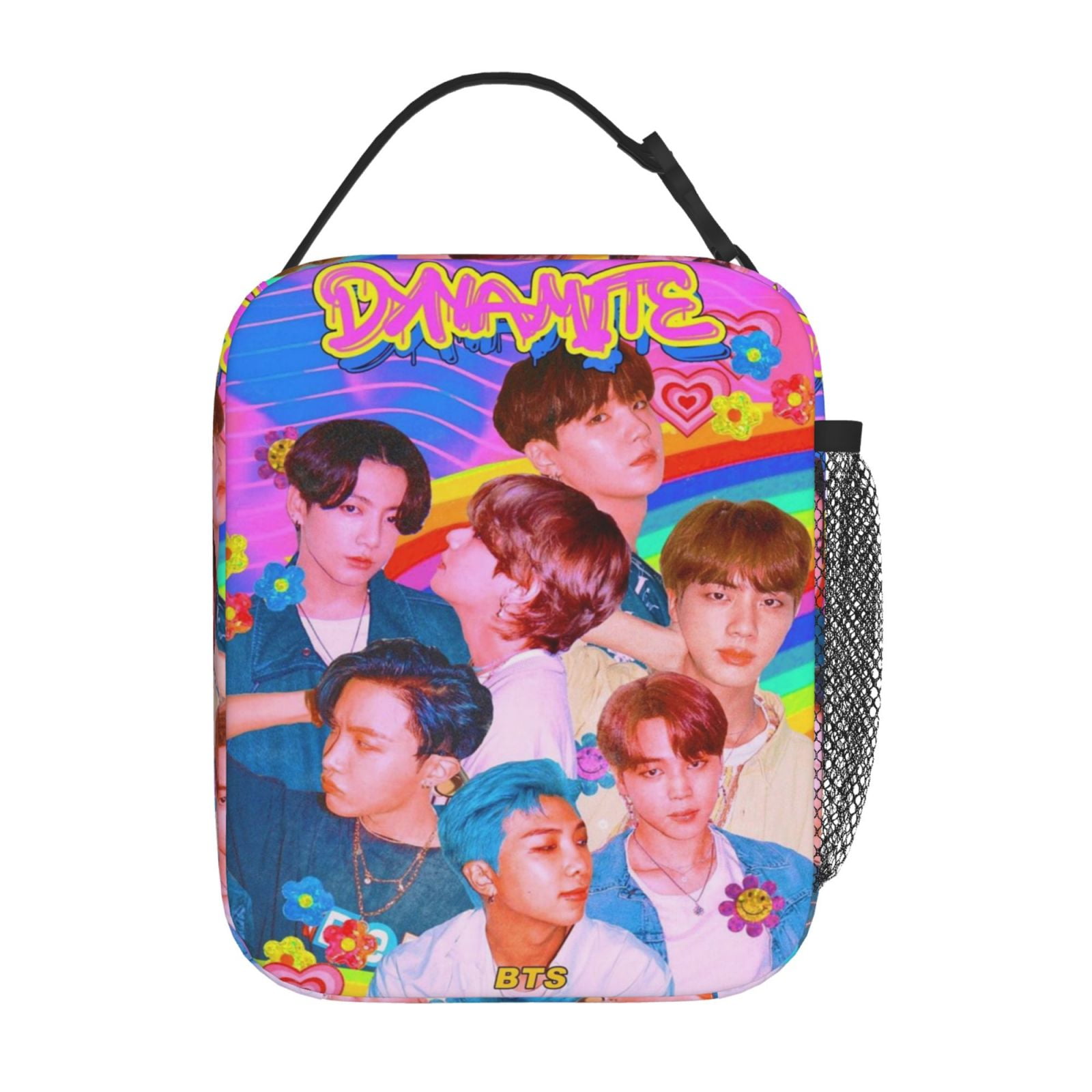 K-pop BTS Lunch Bag Love Yourself Lunch Box Multi Function Reusable ...