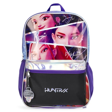 KPop Demon Hunters Girl's' 17" For The Fans Backpack, Purple
