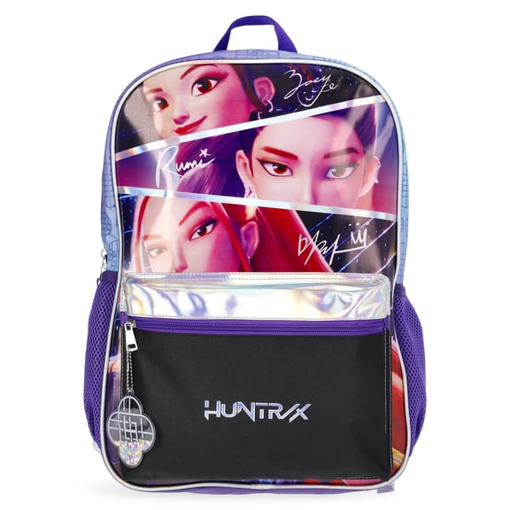 KPop Demon Hunters Girl's' 17" For The Fans Backpack, Purple