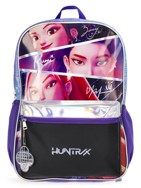 KPop Demon Hunters Girl's' 17" For The Fans Backpack, Purple