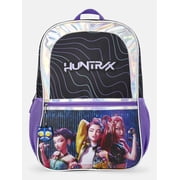 Netflix KPop Demon Hunters Girls 17" Huntrix Golden Backpack, Black