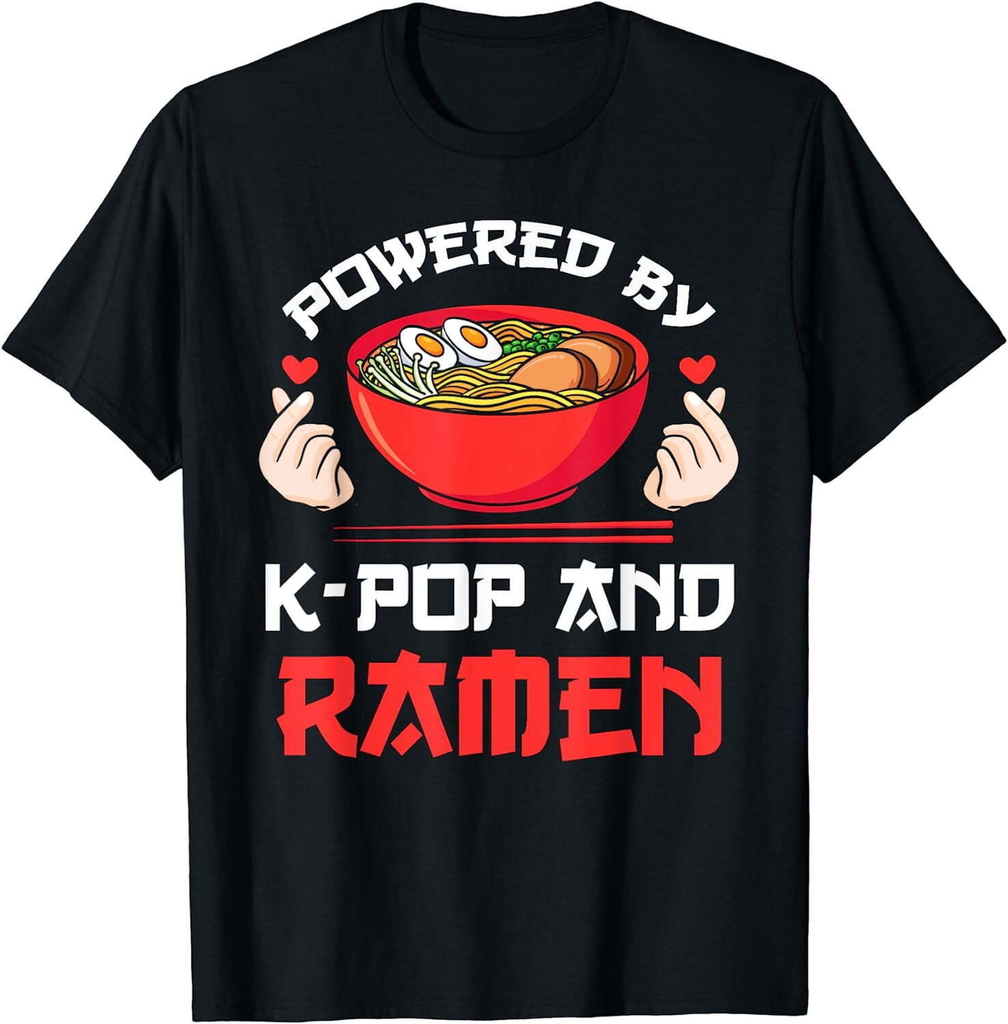 Kpop and Ramen Inspired Kpop Merchandise Tee Perfect Gift for Kpop
