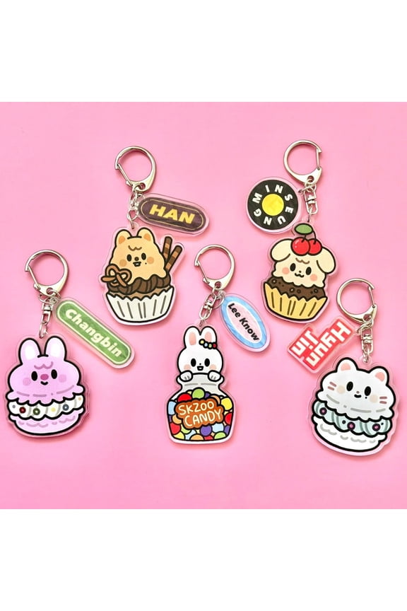 K-pop animals matching keychains (1 keychain)