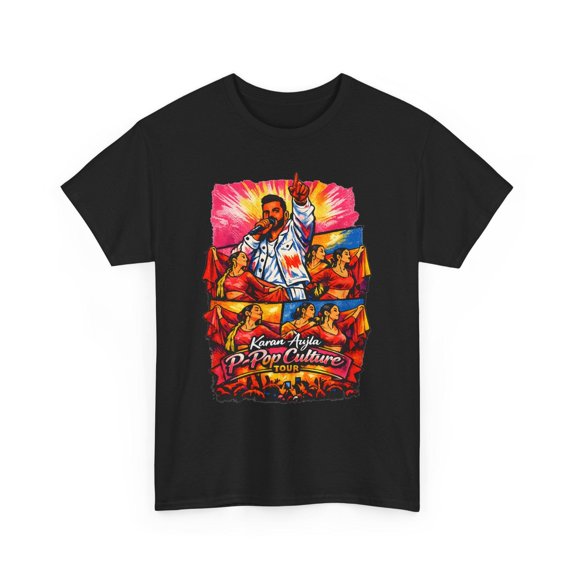 K@r@n @ujla P Pop Culture Tou | Graphic Tee | Punjabi Concert Merch