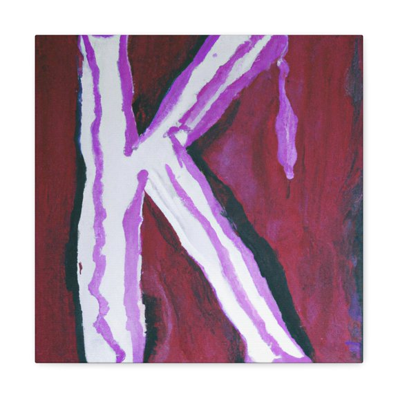 "K's Folk Art Dream" - Canvas