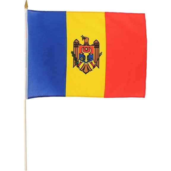 K's Novelties Flag Importers Moldova Flag 12x18 Inch