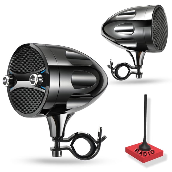 K-speaker Motorcycle Speakers 3 Inch Motorcycle Bluetooth Speakers Waterproof Radio Atv Utv Sound System Rzr Audio Golf Cart Stereo Jet Ski Sound Bar
