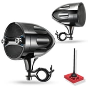 K-speaker Motorcycle Speakers 3 Inch Motorcycle Bluetooth Speakers Waterproof Radio Atv Utv Sound System Rzr Audio Golf Cart Stereo Jet Ski Sound Bar