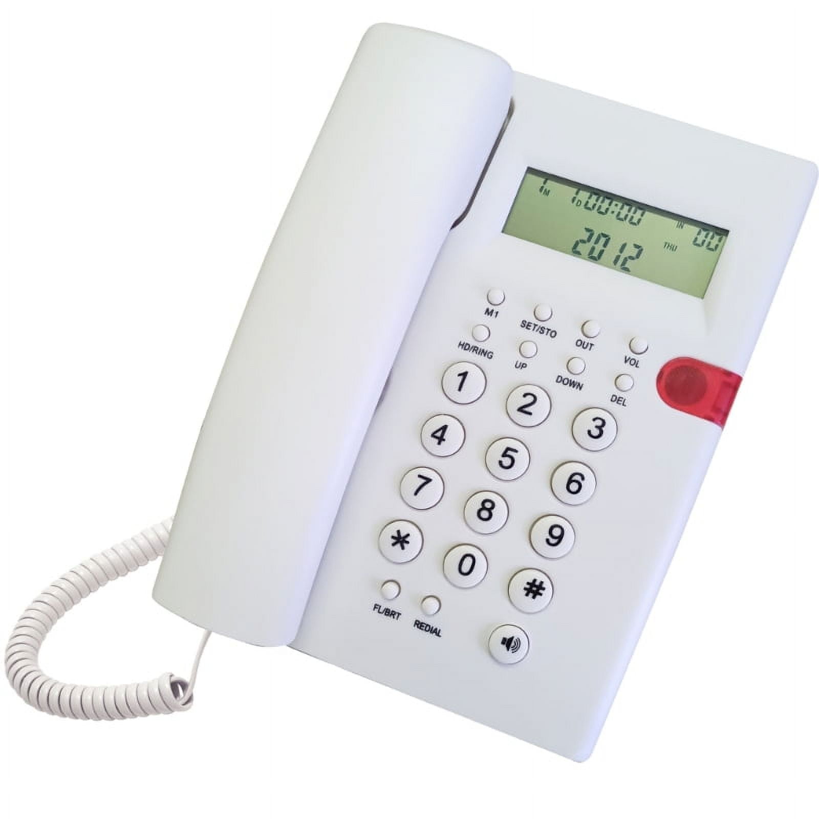 K010A1 Landline Telephone Desk and Wall Mount Telephone Corded with