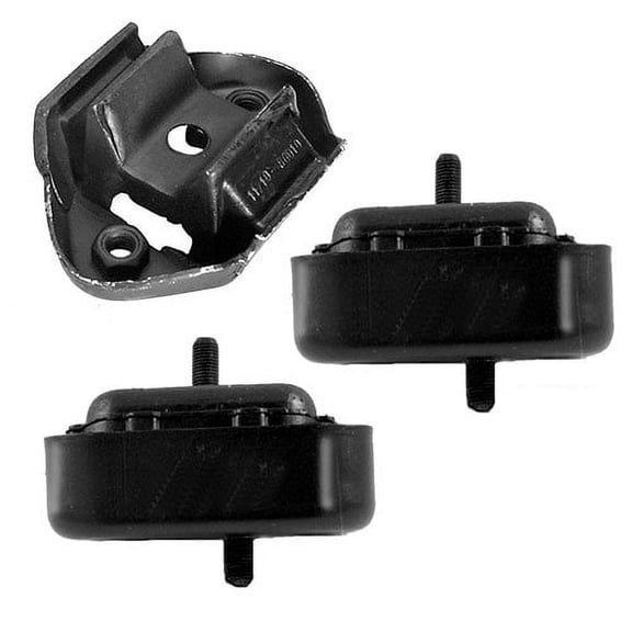 K0208 Fits 1985-1995 SUZUKI SAMURAI 1.3L Engine Motor & Trans Mount Set 3 PCS : A6802, A6802, A6800