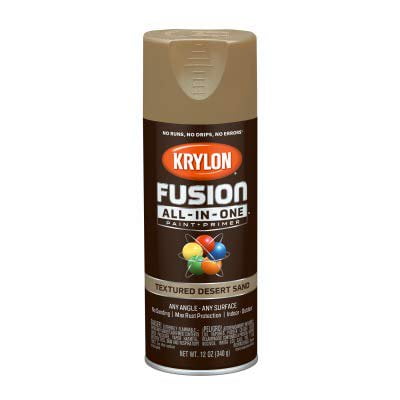 K02781007 Fusion All-in-One Spray Paint + Primer, Textured Desert Sand, 12-oz. - Quantity 6