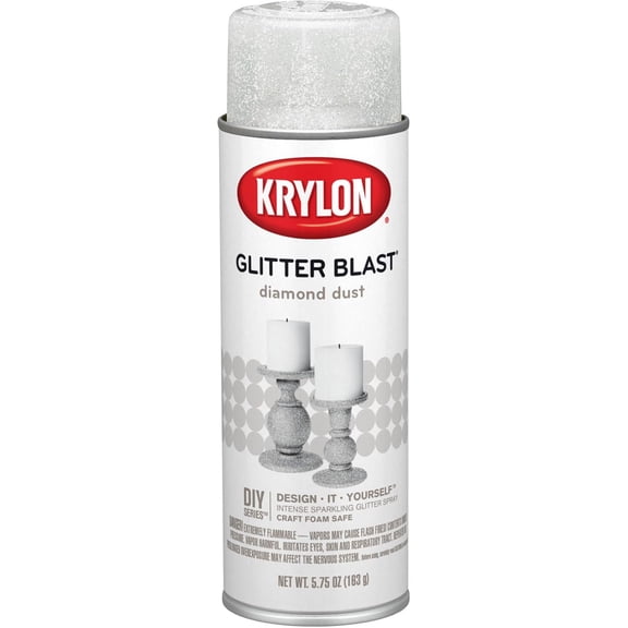 K03804A00 Glitter Blast Glitter for Craft Projects, Diamond Dust, 5.75 oz