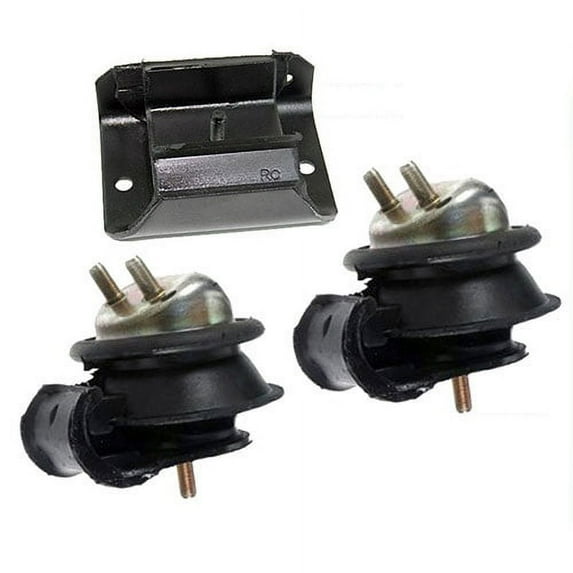 K0382 Fits 1996-2000 Nissan Pathfinder 3.3L 2WD Front L & R & Trans Mount Set 3 PCS : A6382, A6382, A6381