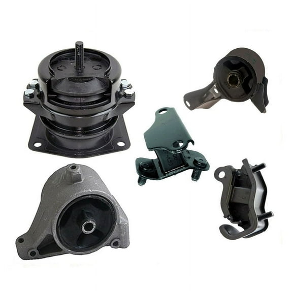 K0492 Fits 2003-2005 Honda Pilot 3.5L Motor & Transmission Mount Full Set 5 PCS : A4519HY, A4551, A4523, A6582, A6579
