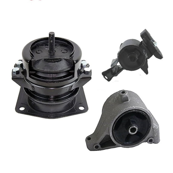 K0500 Fits 2003-2006 Acura MDX 3.5L Front Front Right & Rear Motor Mount Set 3 PCS : A4519HY, A4533, A4523