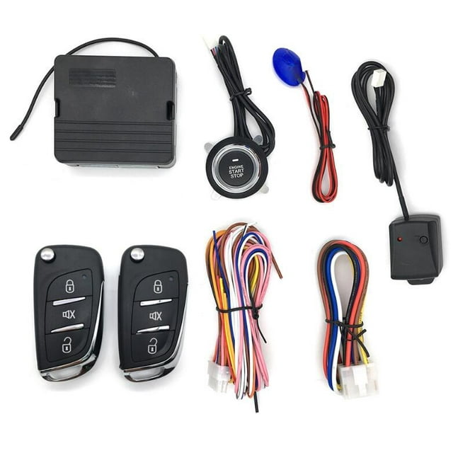 K06Car Vibration Alarm Push Button, Remote Engine Start, Stop, Keyless