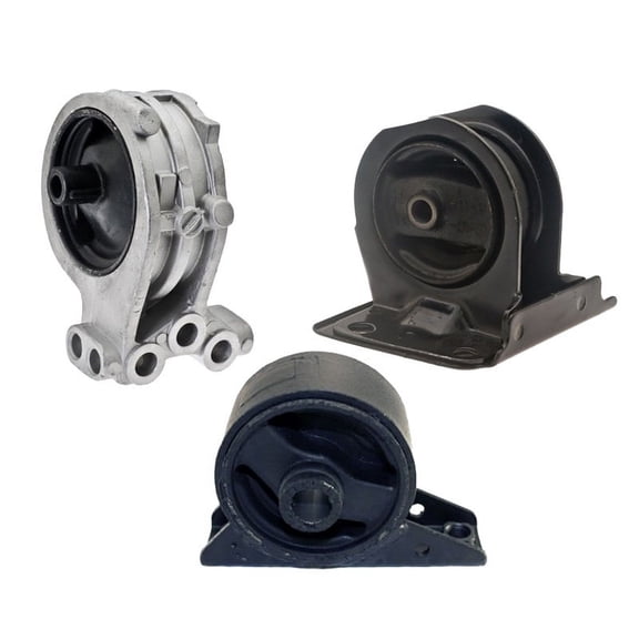 K0665 Fits 1995-1999 Chrysler Sebring/Dodge Avenger 2.0L AUTO Transmission Motor Mount Set 3PCS! : A6657, A4601, A4604
