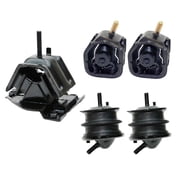 K0789 Fits 1993-1995 Acura Legend 3.2L Engine Motor Mount Set 5PCS A6515, A6515, A6554, A6555, A6555