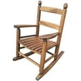 thumbnail image 1 of K079NT Durable Natural Child’s Wooden Rocking Chair/Porch Rocker - Indoor or Outdoor - Suitable for 3-7 Years Old, 1 of 4