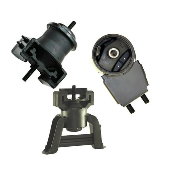 K0809 Fits 1997-2000 Mazda Millenia 2.5L Front+Front Right+Rear Motor Mount Set 3PCS : A6483, A6492, A6487