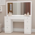 thumbnail image 1 of Kappesberg Aspen 7-Drawer Vanity Table - Design and Functionality for Your Bedroom, for Adults and Teens., 1 of 6