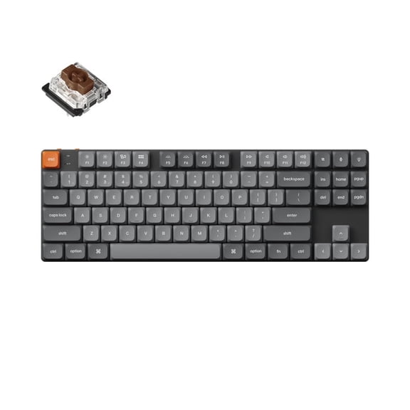 K1 Max Wireless Hot-swappable Gateron RGB Backlight Brown Switch