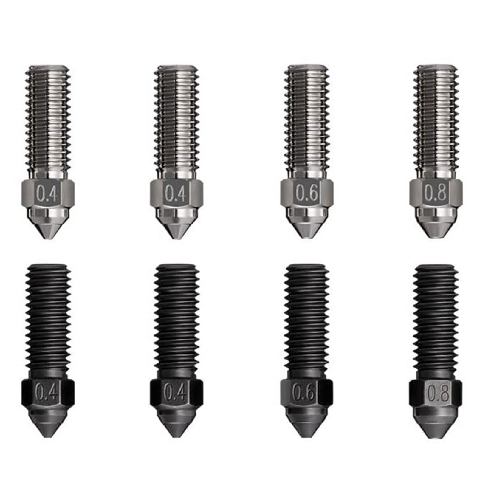 K1 Nozzle Kit 3D Printer Nozzles, Hardened Steel Nozzle Copper Alloy