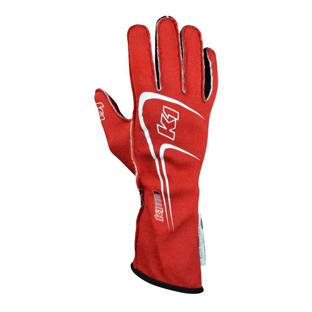 K1 RACEGEAR Glove Track 1 Red 4X- Small Youth partNumber: 23-TR1-R-4XS