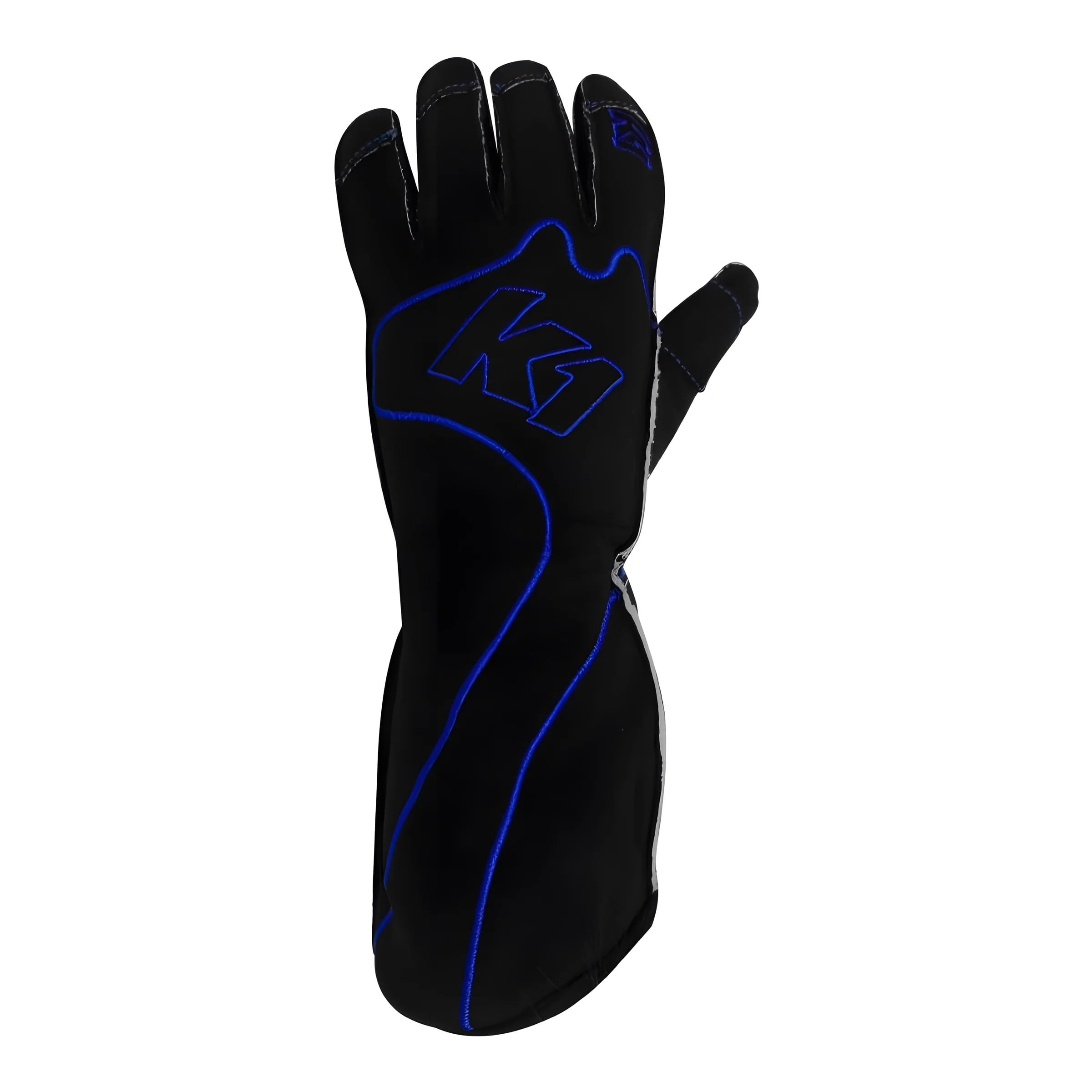 K1 RACEGEAR Gloves Karting RS1 Youth 3X-Small Black/Blue partNumber: 13-RS1-B-3XS