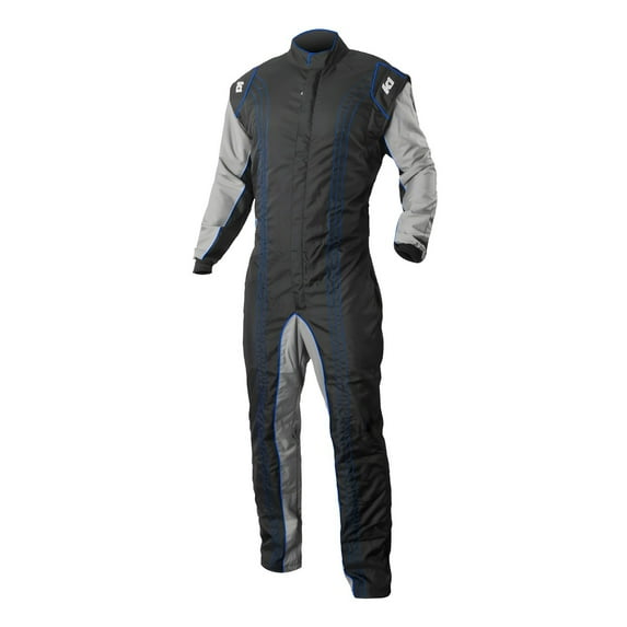 K1 RACEGEAR Suit Karting GK2 Adult Large/X-Large Black/Blue partNumber: 10-GK2-B-LXL