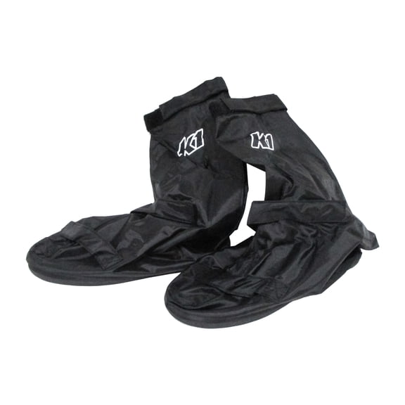 K1 Race Gear Black Small Driving Rain Shoe Waterproof Rubber Sole Pair 60043017