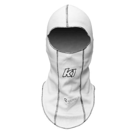 K1 Race Gear K1 Racegear Balaclava Head Sock White Single Layer