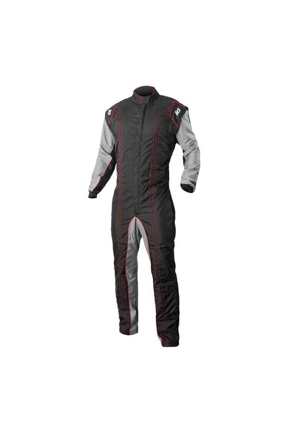 K1 RaceGear 10-GK2-R-M GK2 Racing & Karting Suit, Black/Red - Medium, 52