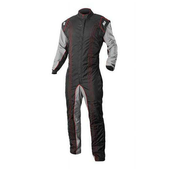 K1 RaceGear 10-GK2-R-M GK2 Racing & Karting Suit, Black/Red - Medium, 52
