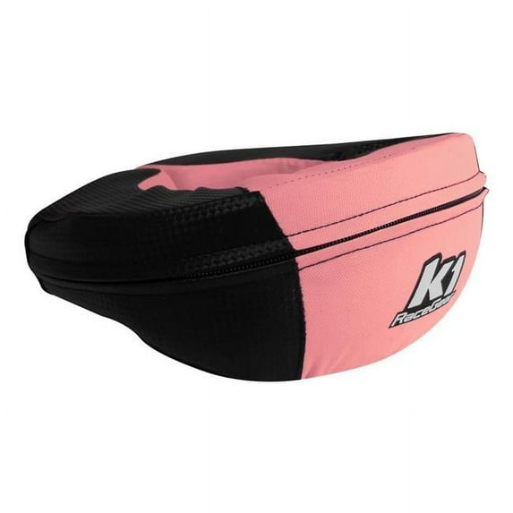 K1 RaceGear 15-NEC-CAP-J Neck Brace Protector, Carbon & Pink - Junior