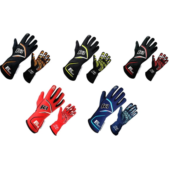 K1 RaceGear 23-FLT-NFO-XXL Flight Glove, Flo Orange, XX-Large