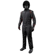 K1 RaceGear K1R20-OTL-NR-XL SFI 3.2A-5 Outlaw Racing Suit, Black & Red - Extra Large