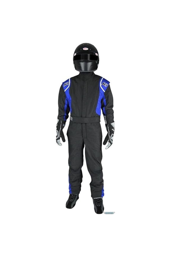K1 Racegear Black & Blue Suit Precision II - 2X- Small