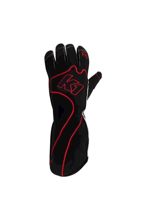 K1 Racegear Gloves Karting RS1 Adult X-Large Black/Red