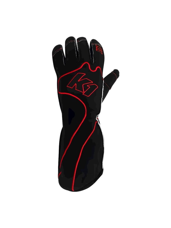 K1 Racegear Gloves Karting RS1 Adult X-Small Black/Red