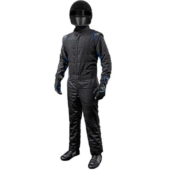 K1 Racegear K1R20-OTL-NB-M SFI 3.2A-5 Outlaw Suit, Black & Blue - Medium
