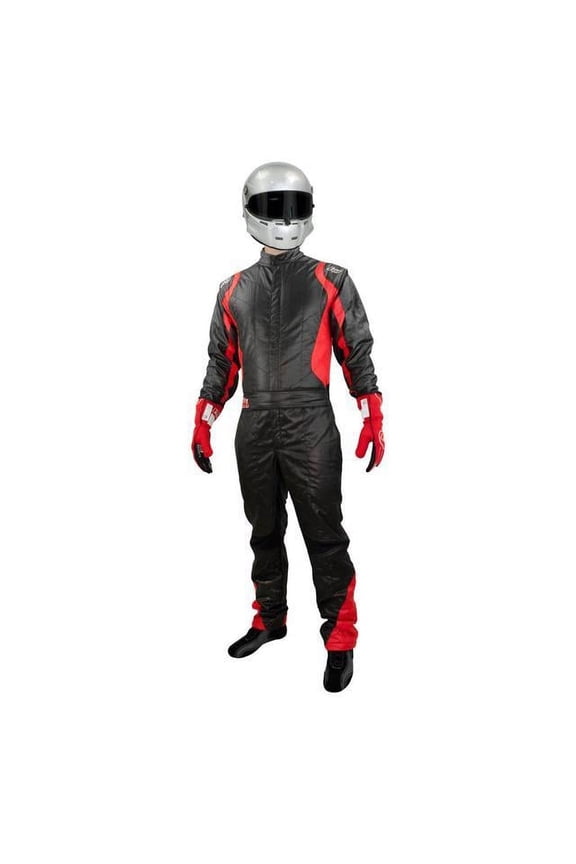 RaceGear Suit Precision II Black/ Red Large 20-PR2-NR-L