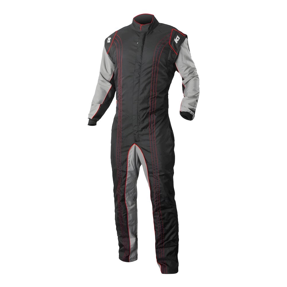 K1 Racegear Suit Karting GK2 Adult Large/X-Large Black/Red