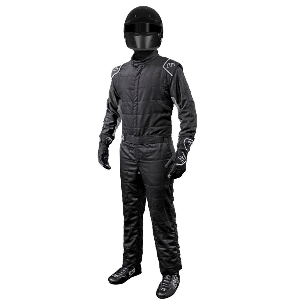K1 Racegear Suit Outlaw Medium Black / Gray SFI 3.2A/5
