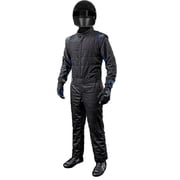 K1 Racegear Suit Outlaw X-Large Black / Blue SFI 3.2A/5