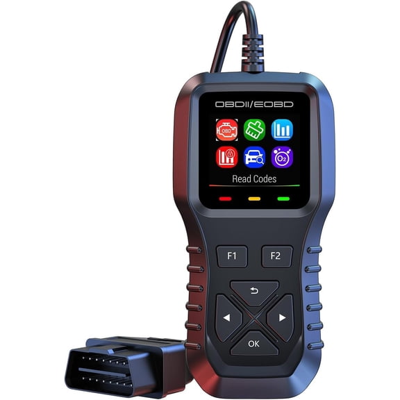 K1 obd2 Scanner,obd2 Scanner Diagnostic Tool, Code Reader for Check Engine Light, Real-Live Data, Freeze Frame with Colour Screen, Multilingual Plug & Play for OBDII & EOBD