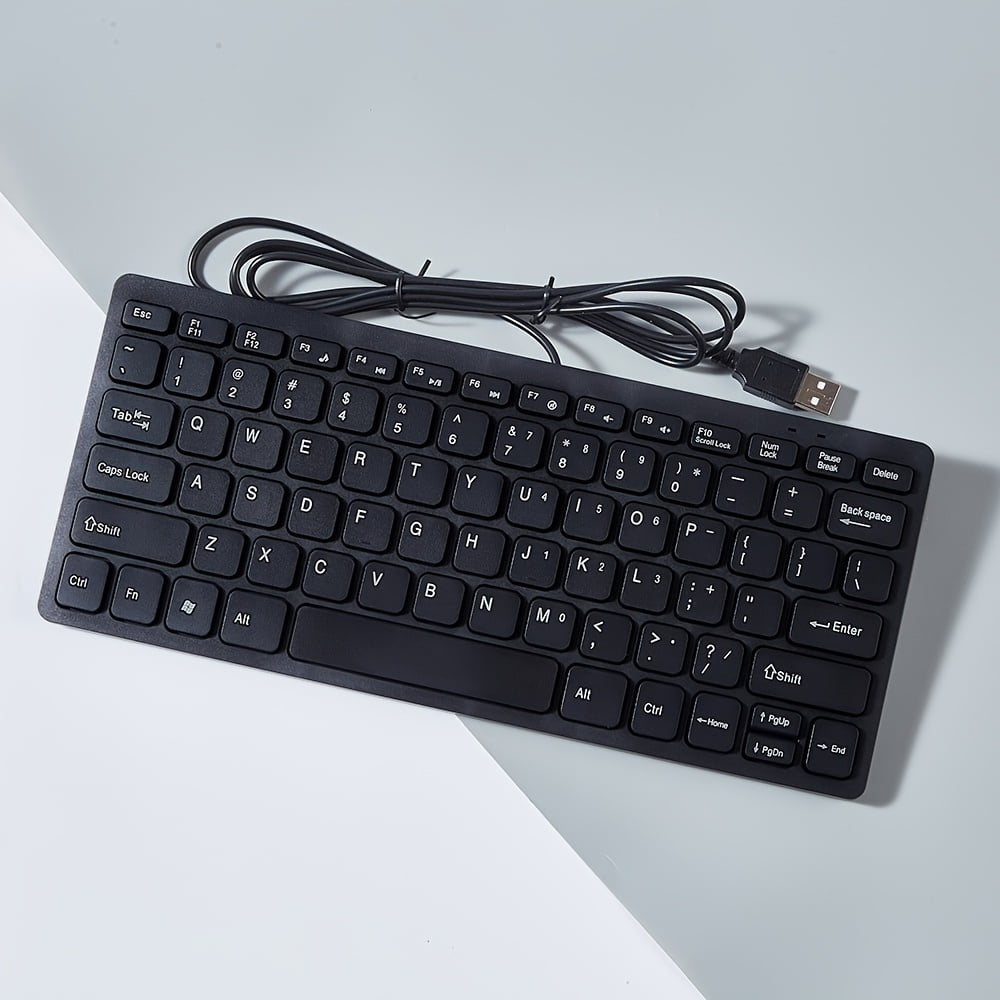 K1000 Ultra-Thin USB-Powered Ergonomic Keyboard for 12-Inch Laptops ...