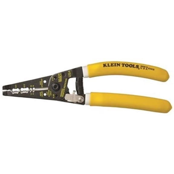 K1412 Romex Stripper - Dual Function - Compact Design - Cushion Grip Handles