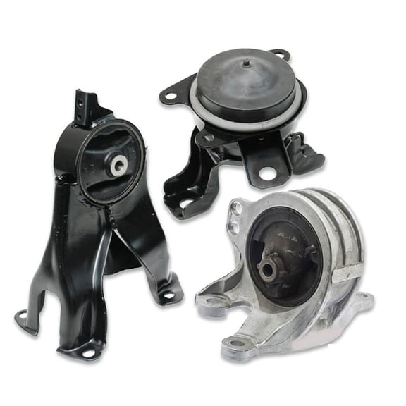 K1493 Fit 2004-2011 Mitsubishi Endeavor 3.8L Front RT & Rear Motor & Trans Mount 3pcs : A4654, A4629, A4630
